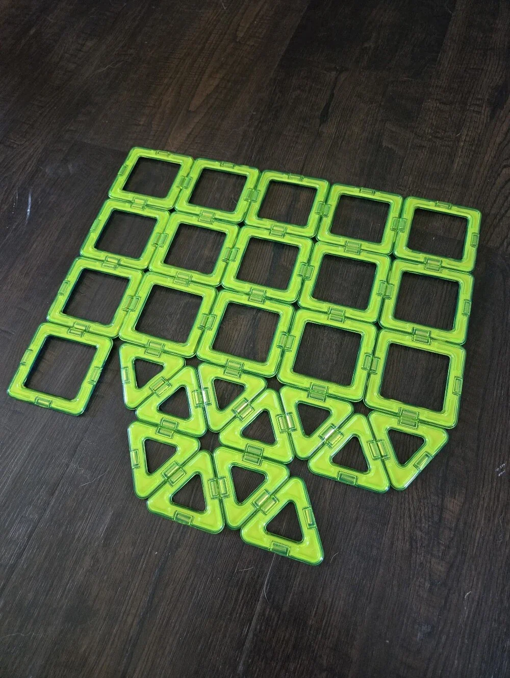 Authentic Magformers Magnetic Tile Set - Square & Triangle Shapes - STEM Toy